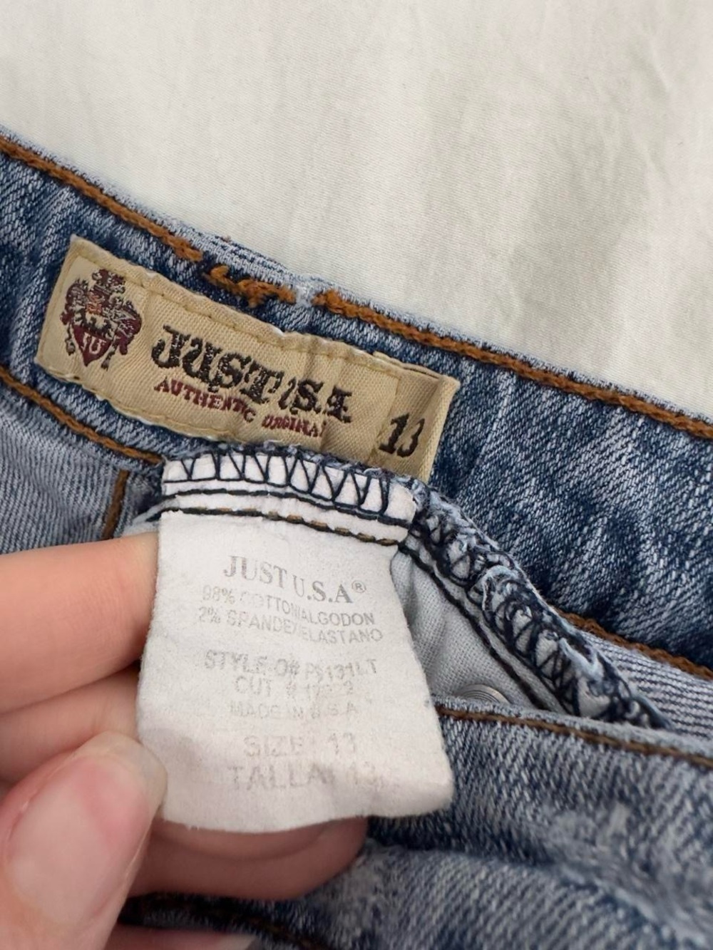 Low Rise Distressed Bootcut Jeans - Picture 7 of 8